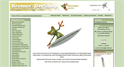 Desktop Screenshot of bremer-dershop.com
